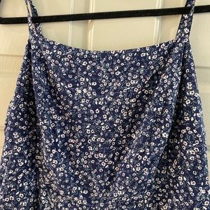 Old navy floral jumpsuit XL